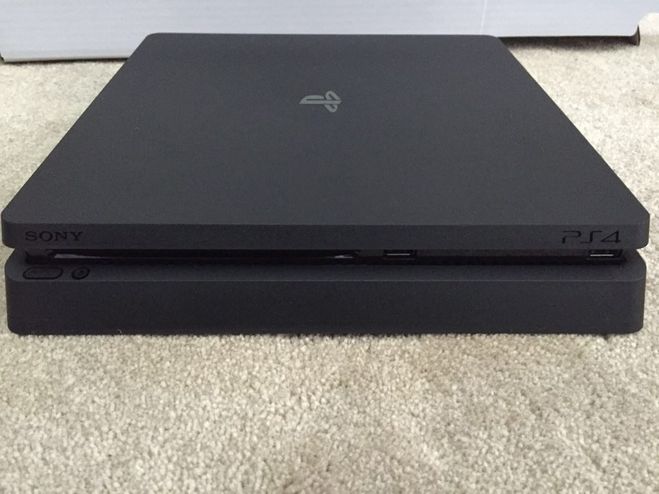 ps4 slim - вид сверху