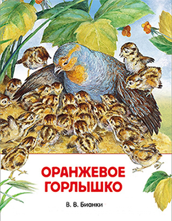 иллюстрация к сказке В. Бианки "Оранжевое горлышко"