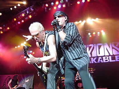 Концерт Scorpions в Петербурге