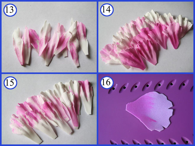 лепестки пиона из фоамирана