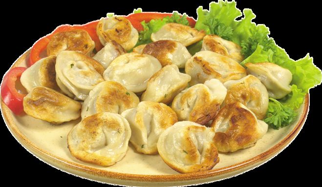 жареные пельмени