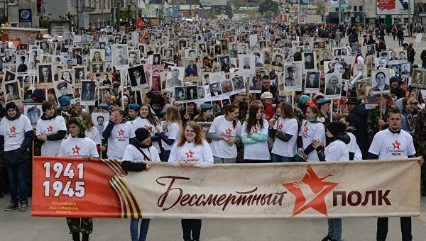 бессмертный полк  2018 новосибирск