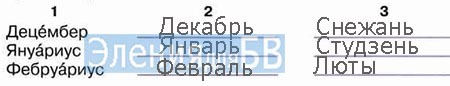 зимние месяцы рабочая тетрадь по окружающему