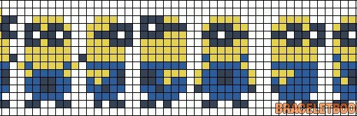 схемы фенечек миньоны
