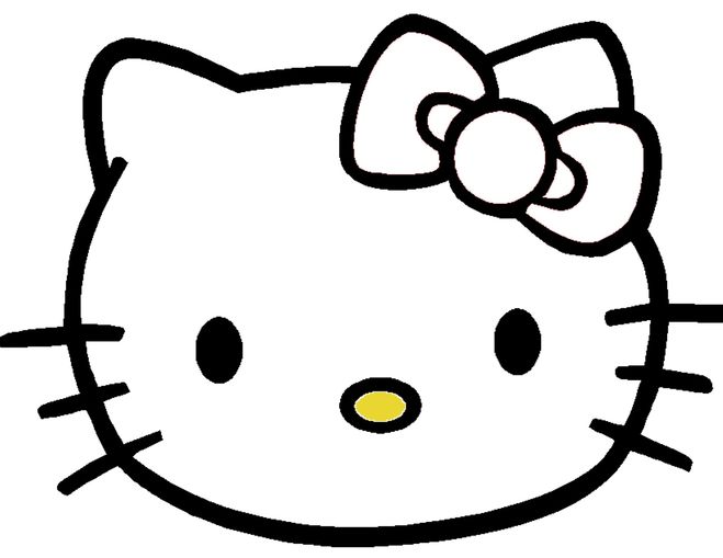 схема выкройка Hello Kitty