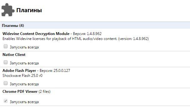 настройка флеш плеера в гугл хром