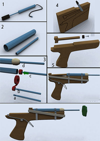 пистолет своими руками из дерева